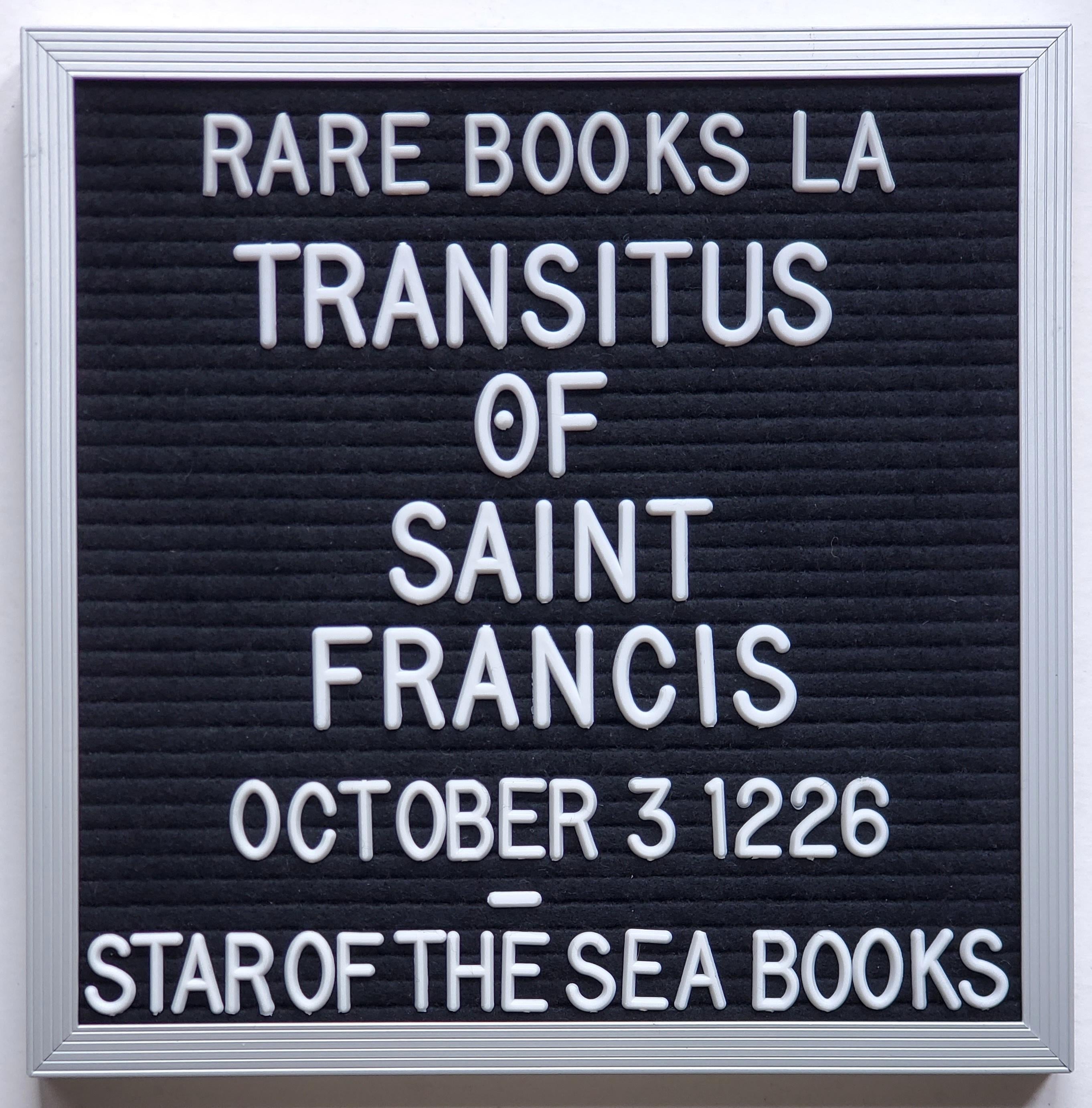 RARE BOOKS LA