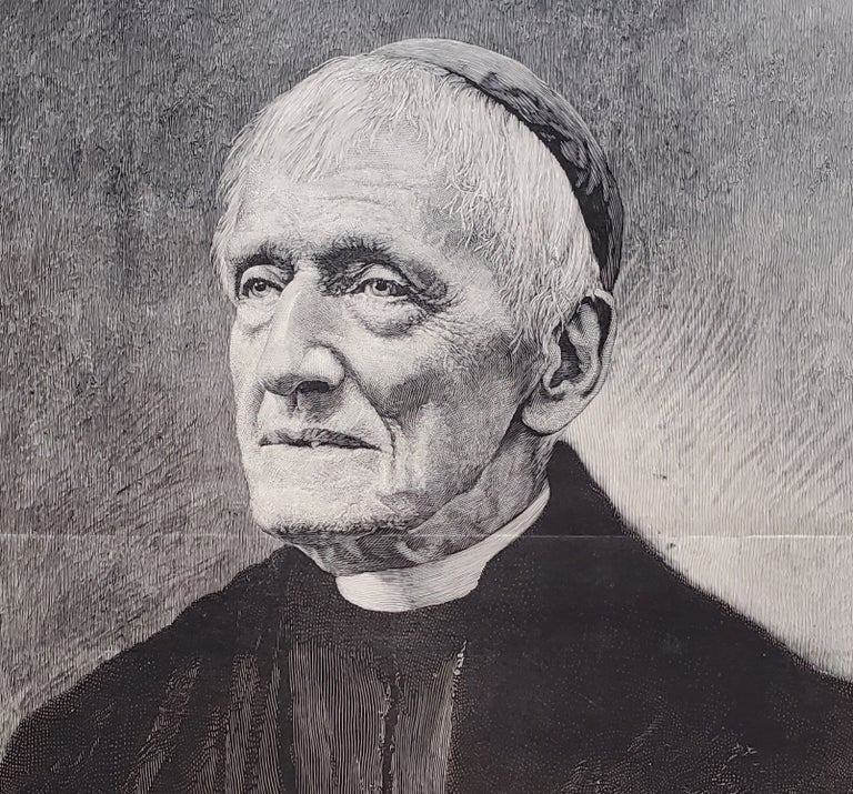Item #1011 The Late Cardinal J. H. Newman, D. D.; Supplement to the Illustrated News of the World. Print, John Henry Newman.