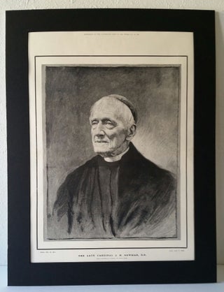 The Late Cardinal J. H. Newman, D. D.; Supplement to the Illustrated News of the World