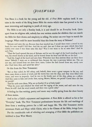 A First Bible