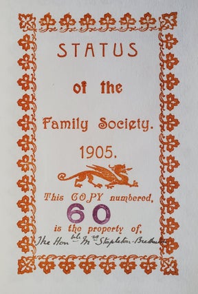 Status of the Family Society of Prayer