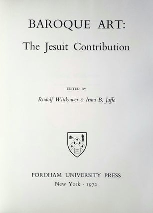 Baroque Art; The Jesuit Contribution