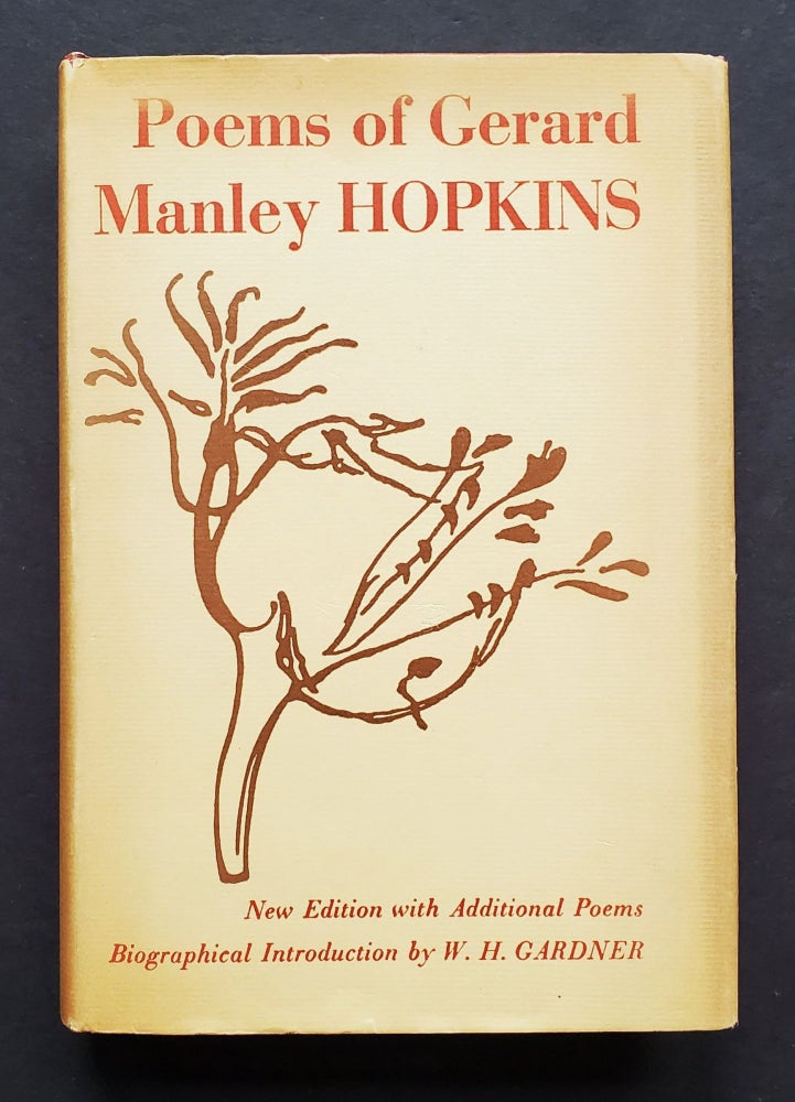 Item #1086 Poems of Gerard Manley Hopkins; Edited with additional Poems, Notes, and a Biographical Introduction by W.H. Gardner. Hopkins, W H. Gardner.