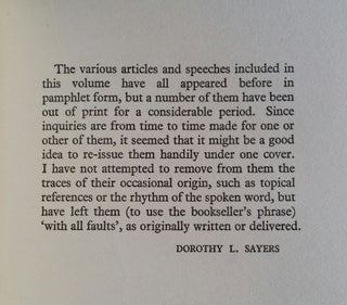 Creed or Chaos?; and other Essays in popular Theology