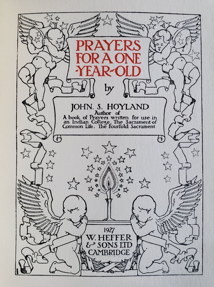 Item #1199 Prayers for a One-Year-Old. John S. Hoyland.