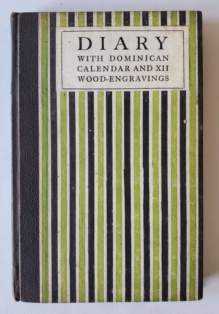 Item #1229 Diary with Dominican Calendar and XII Wood-Engravings. Saint Dominic's Press.