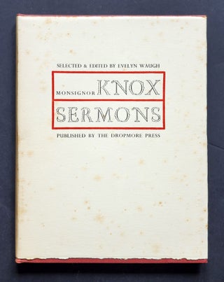 Item #1256 A Selection from the Occasional Sermons of the Right Reverend Monsignor Ronald...