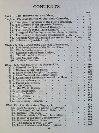The Mass; A Study of the Roman Liturgy