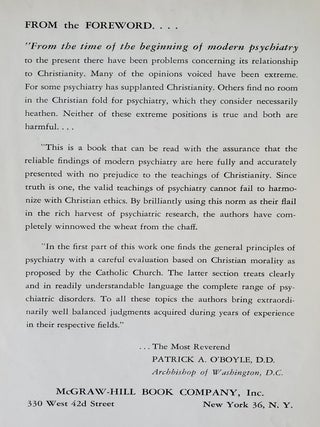 Psychiatry and Catholicism