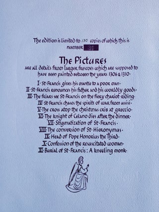 Giotto / Frescoes in the Upper Church of Assisi; Introduction by Dr. Alfred Lerner / Hand-Lettering by H. Felix Kraus