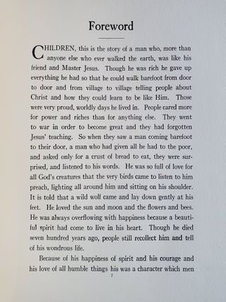 Brother of the Birds; A Little History of Saint Francis of Assisi