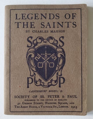Item #1331 Legends of the Saints; Canterbury Books: 15. Charles Marson