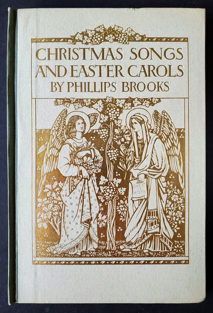 Item #1337 Christmas Songs and Easter Carols. Merrymount Press, Phillips Brooks.