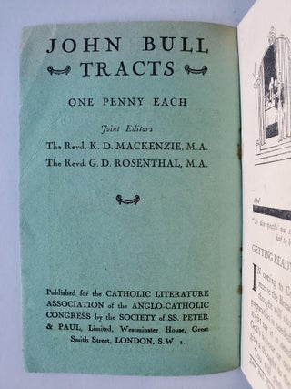 Getting Ready for Communion; John Bull Tracts: Number 6