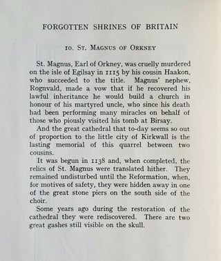 Forgotten Shrines of Britain; The Pilgrim's Sketch Books