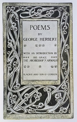 Item #1403 Poems by George Herbert; With an Introduction by His Grace the Archbishop of Armagh....