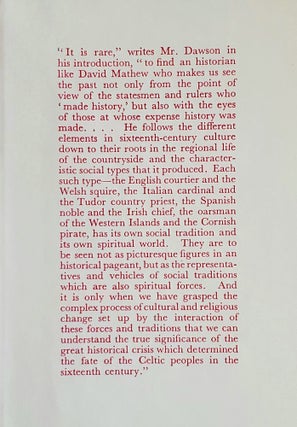 The Celtic Peoples and Renaissance Europe; A Study of the Celtic and Spanish Influences on Elizabethan History