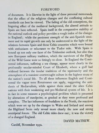 The Celtic Peoples and Renaissance Europe; A Study of the Celtic and Spanish Influences on Elizabethan History