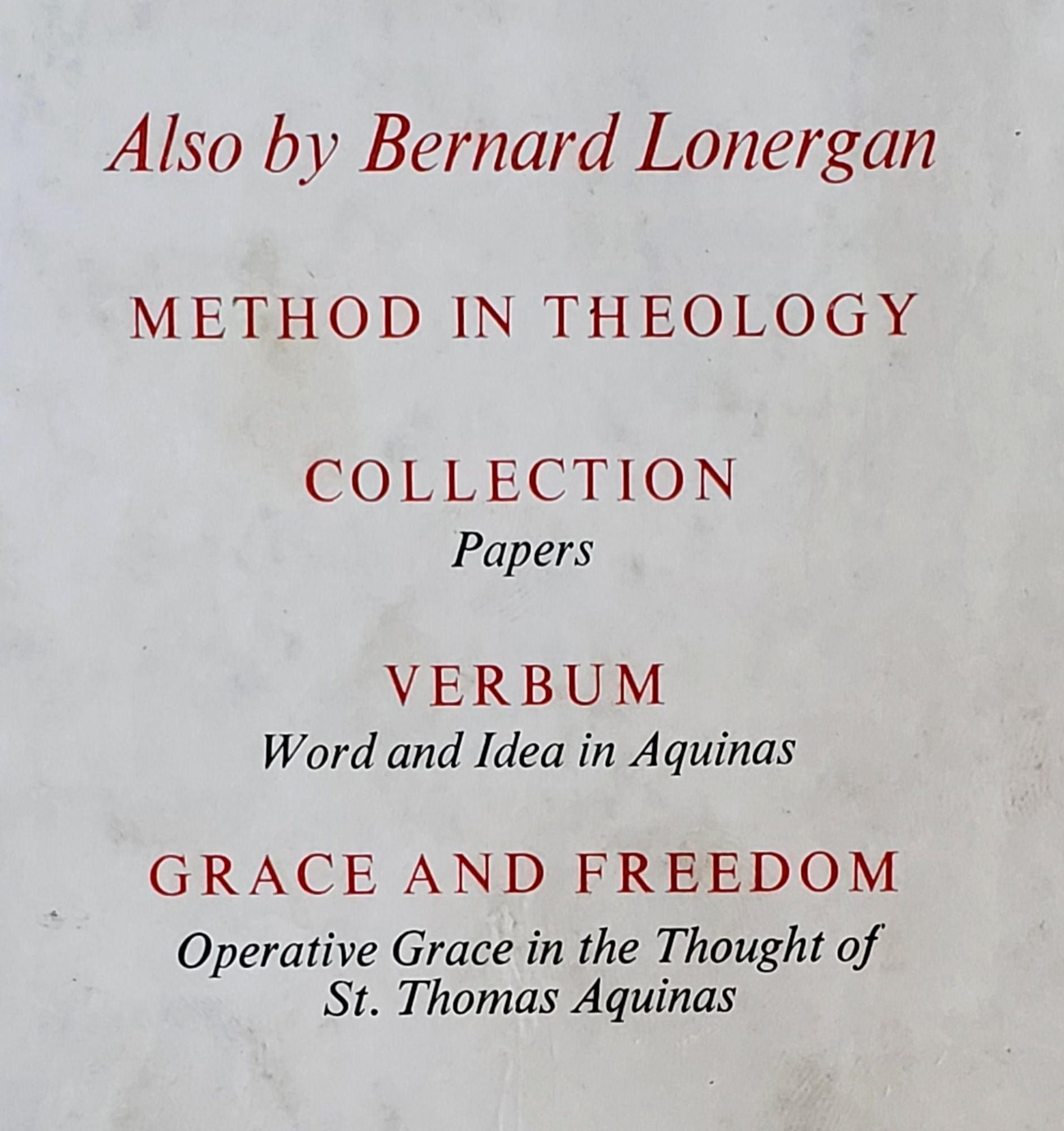 Insight; A Study of Human Understanding | Bernard J. F Lonergan