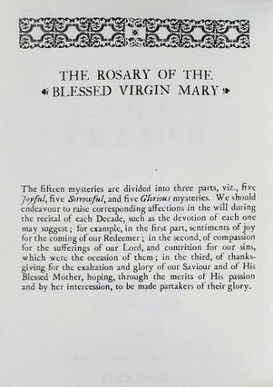 The Rosary of the Blessed Virgin Mary