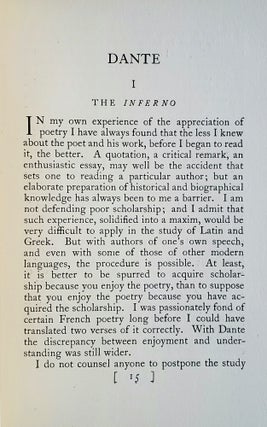 Dante; The Poets on the Poets—No. II