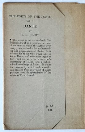 Dante; The Poets on the Poets—No. II