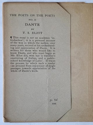 Dante; The Poets on the Poets—No. II