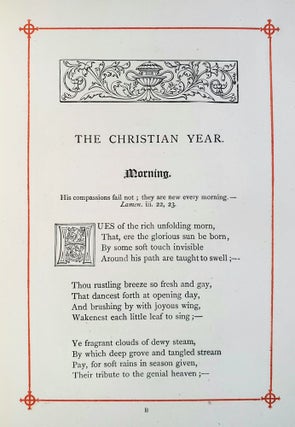 The Christian Year; Thoughts in Verse for the Sundays and Holydays throughout the Year