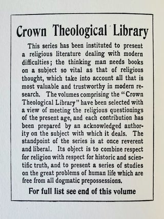 The Programme of Modernism; A Reply to the Encyclical of Pius X