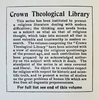 The Programme of Modernism; A Reply to the Encyclical of Pius X
