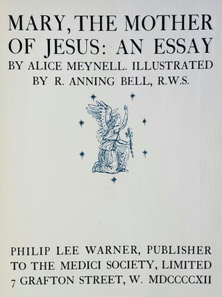 Mary, the Mother of Jesus; An Essay