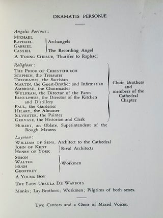 The Zeal of Thy House; Acting Edition for the Festival of the Friends of Canterbury Cathedral