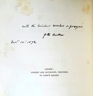 A Letter to the Rev. E.B. Pusey (with) A Letter to the Duke of Norfolk