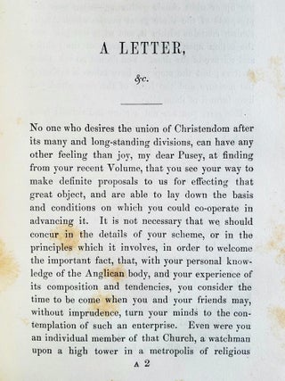 A Letter to the Rev. E.B. Pusey (with) A Letter to the Duke of Norfolk