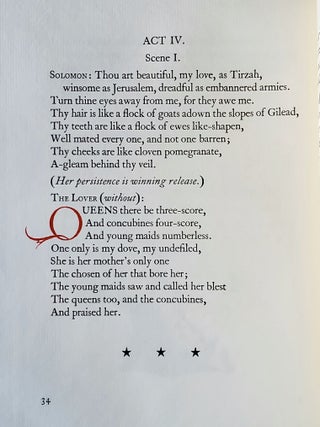 The Songs of Songs; Called by Many the Canticle of Canticles