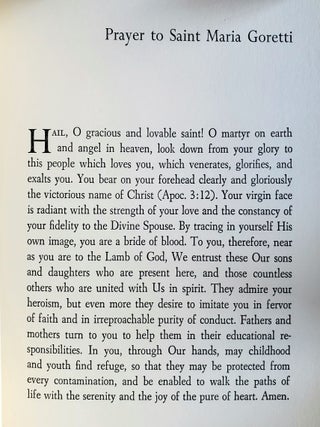 Prayers of Pope Pius XII; Translated from the Italian by the Rev. Martin W. Schoenberg, O.S.C.