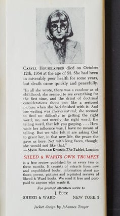 The Way of the Cross; Written and Illustrated by Caryll Houselander