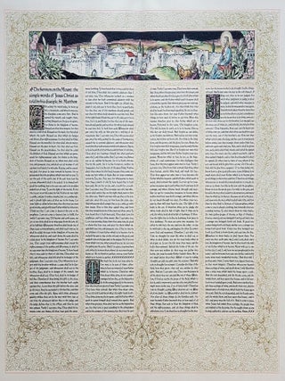 The Sermon on the Mount; Printed for Edward L. and Estelle Doheny by John Henry Nash