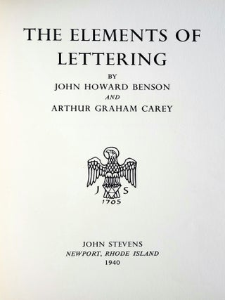 Elements of Lettering