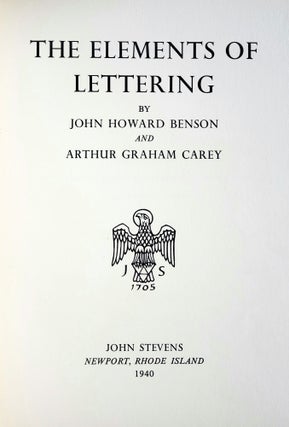 Elements of Lettering