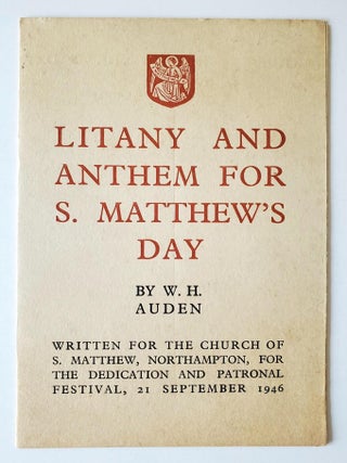 Litany and Anthew for S. Matthew's Day; Written for the Church of S. Matthew, Northampton, for the Dedication and Patronal Festival, 21 September 1946