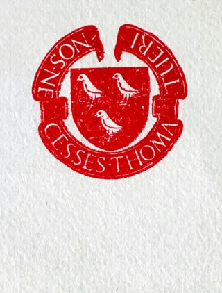 A Luncheon for the Right Reverend Monsignor Ronald A. Knox; Given by the Chairman and Directors of Burns & Oates to mark the publication of the Definitive Edition of his translation of The Bible