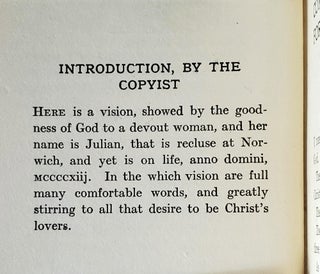 Comfortable Words for Christ's Lovers; Being the Visions and Voices Vouchsafed to Lady Julian
