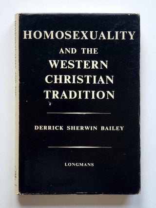 Homosexuality and the Western Christian Tradition