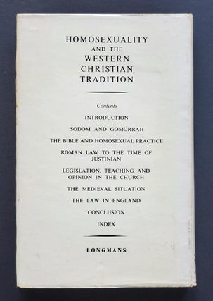 Homosexuality and the Western Christian Tradition