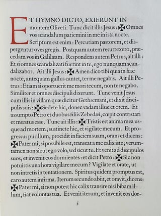 Passio Domini Nostri Jesu Christi; Being the 26th and 27th Chapters of Saint Matthew's Gospel from the Latin Text