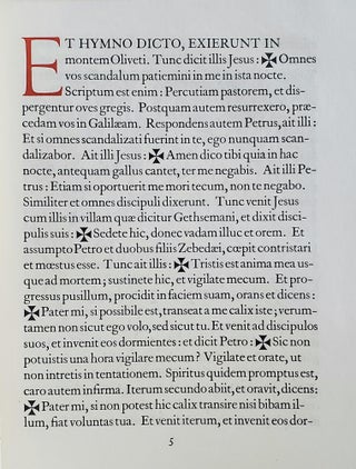 Passio Domini Nostri Jesu Christi; Being the 26th and 27th Chapters of Saint Matthew's Gospel from the Latin Text