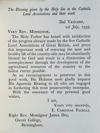 Flee to the Fields; The Faith and Works of the Catholic Land Movement: A Symposium