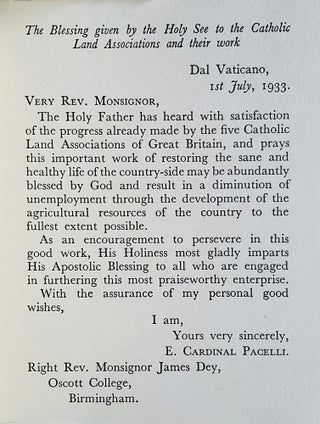 Flee to the Fields; The Faith and Works of the Catholic Land Movement: A Symposium
