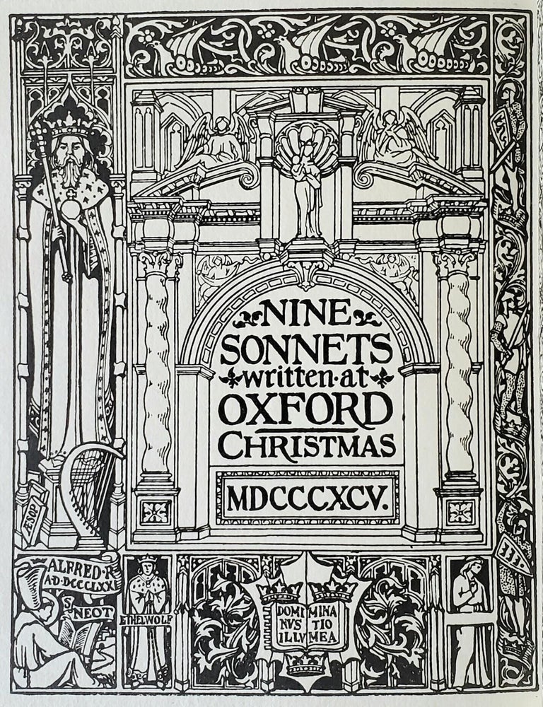 Item #1867 Nine Sonnets Written at Oxford. Louise Imogen Guiney.